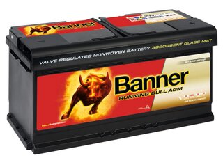 Autobaterie RUNNING BULL  AGM  -  12V / 92Ah / 850A