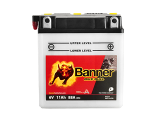 Motobaterie Banner Bike Bull 6N11A-3A,  6V/11Ah