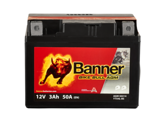 Motobaterie Banner   YT4L-BS   12V / 3Ah