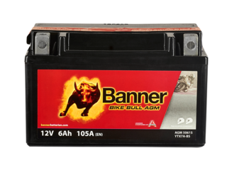 Motobaterie Banner   YTX7A-BS    12V / 6Ah