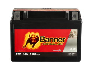 Motobaterie Banner   YTX9-BS    12V / 8Ah 