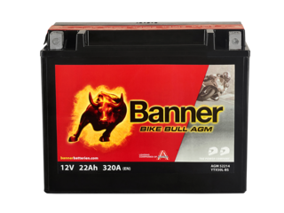 Motobaterier Banner   YTX50L-BS    12V / 22Ah