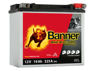 Motobaterie Banner   ETX 16    12V / 19Ah