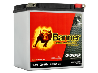 Motobaterie Banner   ETX 30L    12V / 26Ah